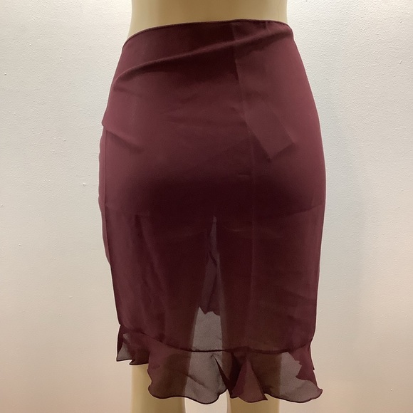 Zuliana Blue, Tan and Burgundy Tie - Three Sarong Bundle. Made In USA. - Picture 4 of 10